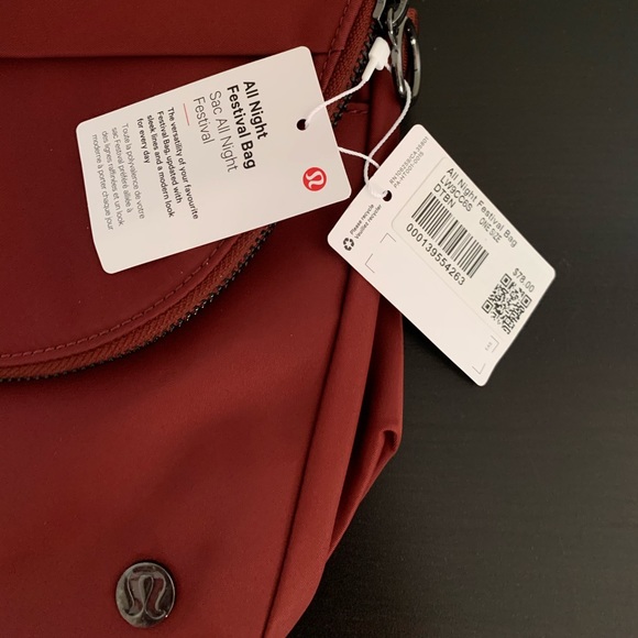 lululemon All Night Festival Bag *5L Date Brown New NWT - Picture 6 of 16